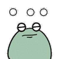 kaeruuu98 animal nope frog ruuu Sticker