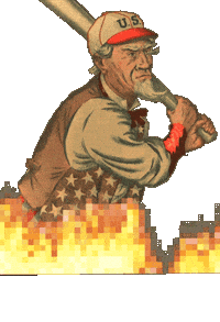 Uncle Sam Sticker by Billy Jensen