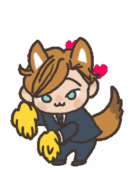 応援 Love Sticker
