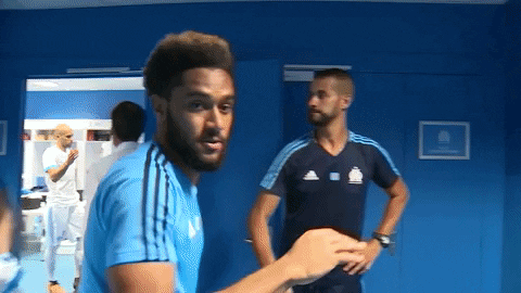 jordan hello GIF by Olympique de Marseille