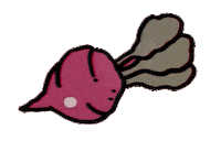 Beetroot Ptns Sticker by Pan tu nie stał