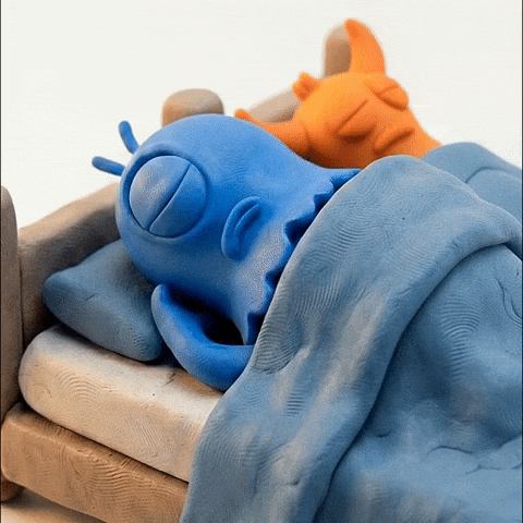 Tired Do Not Disturb GIF by Momo & Tulus