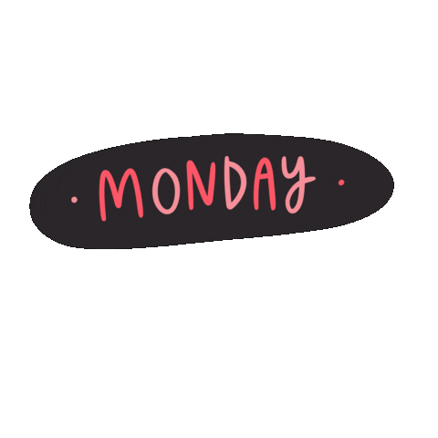 Days Of The Week Monday Sticker