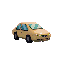 3D Car Sticker by milly cohen