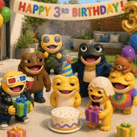 Celebrate Happy Birthday GIF by Turbo Toad