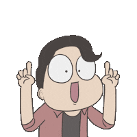Cartoon Swipe Up Sticker