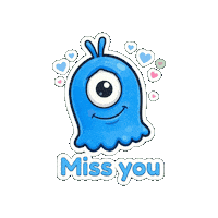 Miss You Love Sticker by Momo & Tulus