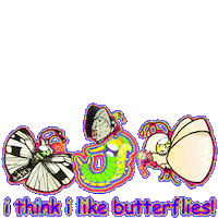 Flying Yellow Butterfly Sticker by Miyrumiyru