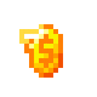 8Bit Coin Sticker