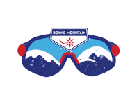 boynemountain ski michigan skiing snowboard Sticker