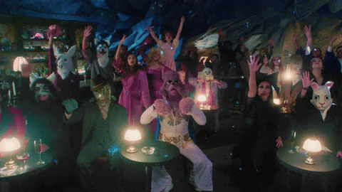Party Halloween GIF by Allison Ponthier