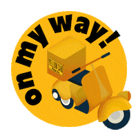 yellowcabpizzaofficial party pizza yellow hungry Sticker