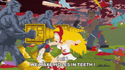 scared monsters GIF by South Park 