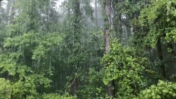 Heavy Rain and Hail Reported in Yulee, Florida