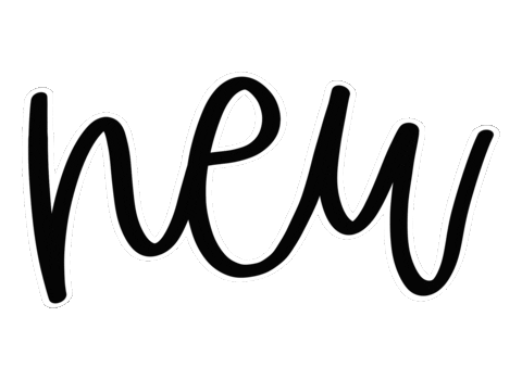 New Post Handwriting Sticker