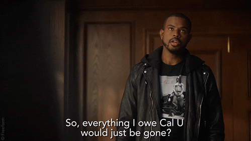 Disappear Trevor Jackson GIF by grown-ish