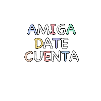 albaov amiga date cuenta Sticker