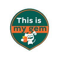 citycatts citycatt this is my gem Sticker
