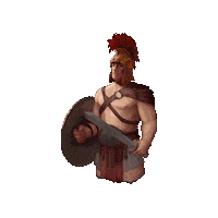 Gladiator Romer Sticker by BALLY WULFF Games & Entertainment GmbH