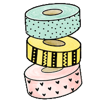 Pastel Tape Sticker