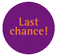 Last Chance Sticker by Cityadvent
