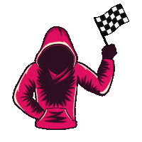 Waving Racing Game Sticker by Brenfi