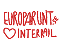 europaruntse train railway rail interrail Sticker
