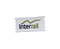 europaruntse train railway rail interrail Sticker