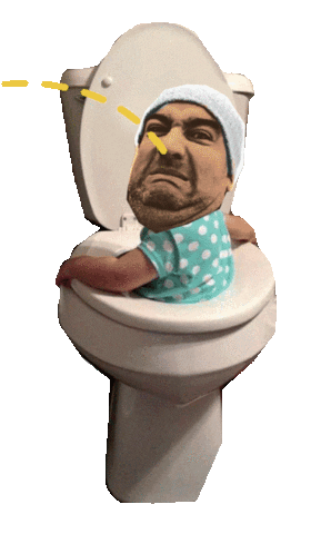 Toilet Dms Sticker by Ruka Hore