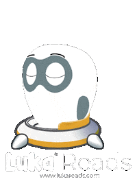 LukaReads lukareads lukareadingrobot lukafart Sticker