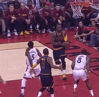 Levitating Lebron James GIF by NBA