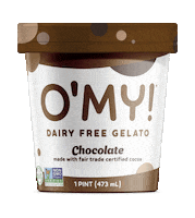Ice Cream Grab A Spoon Sticker by O'MY Dairy Free Gelato