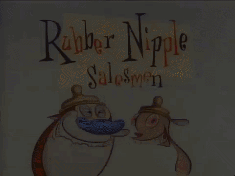 ren and stimpy nicksplat GIF