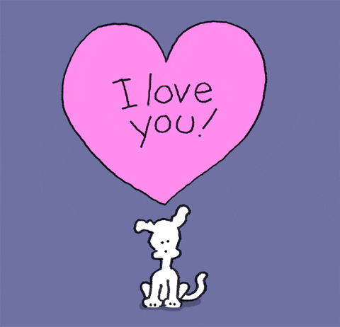 i love you dogs GIF by Chippy the dog