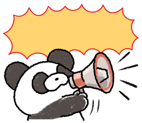 Panda Announce Sticker