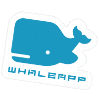 Whale Sticker by Whaleapp Ltd