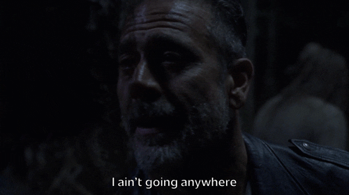 Staying Here To Stay GIF by The Walking Dead