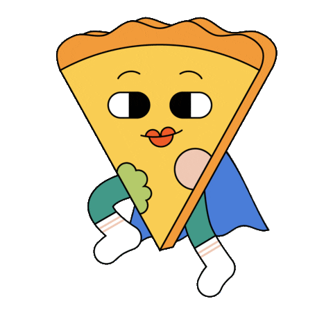 Pizza Hero Sticker by bigtrees.