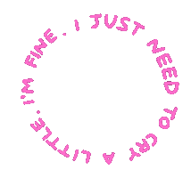 Sad Leave Me Alone Sticker