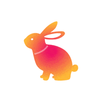 Bunny Rabbit Sticker by diamondnplatinum