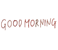 Good Morning 文字 Sticker