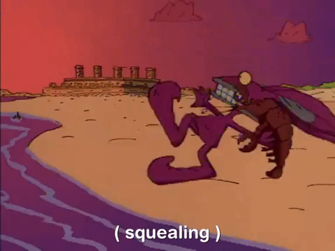 nickrewind giphydvr nicksplat aaahh real monsters giphyarm041 GIF