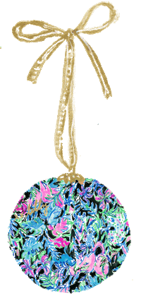 Decorate Christmas Tree Sticker by Lilly Pulitzer