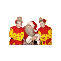 Christmas Santa Sticker by Essentially Pop