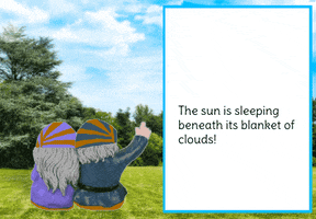 Gnome Clouds Moving GIF