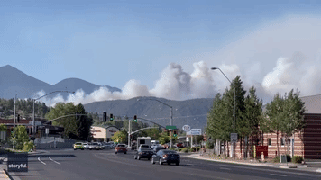 Crews Battle Wildfire Burning Six Miles North of Flagstaff