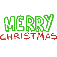 Happy Merry Christmas Sticker