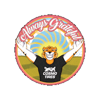 Good Vibes Tire Sticker by Cosmo Tires
