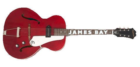 jamesbay giphyupload giphystickerchannel guitar james bay Sticker