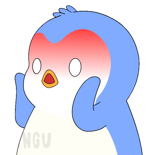 No Way Omg Sticker by Pudgy Penguins